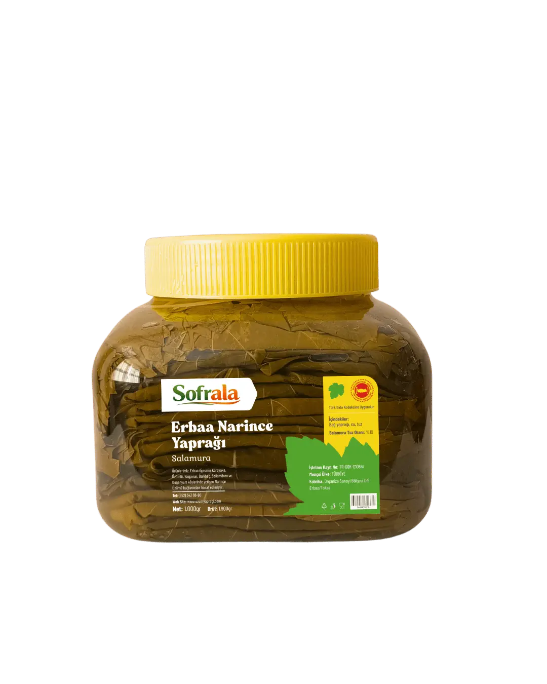 Tokat Erbaa Salamura Üzüm Yaprağı 1.9 kg