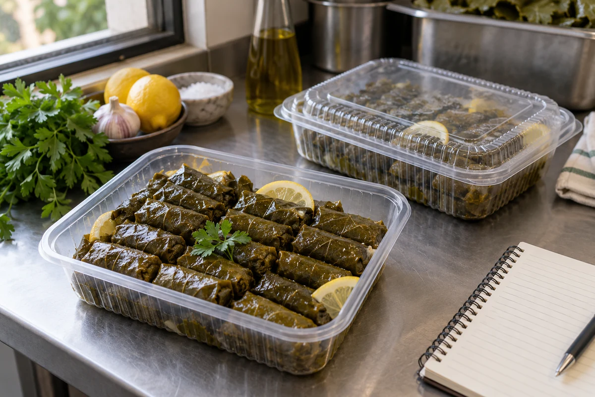 Hazır yaprak sarma ambalajlarının sipariş öncesi karşılaştırılması